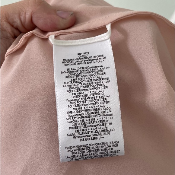 Tea Length Pale Pink crinoline dress, embroidery lace iridescent Butterflies 🦋 - Picture 8 of 8